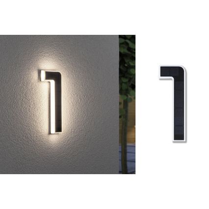 Paulmann 79842 - LED/0,2W IP44 Solarna hišna številka 1,2V 1500 mAh