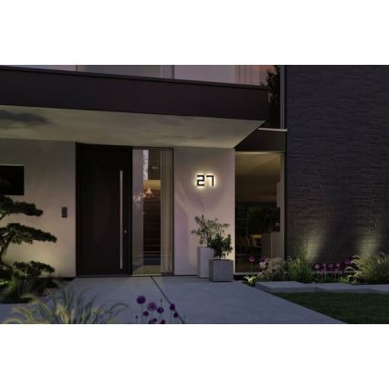 Paulmann 79842 - LED/0,2W IP44 Solarna hišna številka 1,2V 1500 mAh
