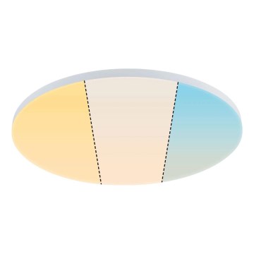 Paulmann 79894 - LED/38W stropna svetilka VELORA 230V 3000/4000/6500K premer 60 cm, bela