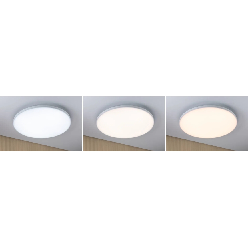 Paulmann 79894 - LED/38W stropna svetilka VELORA 230V 3000/4000/6500K premer 60 cm, bela