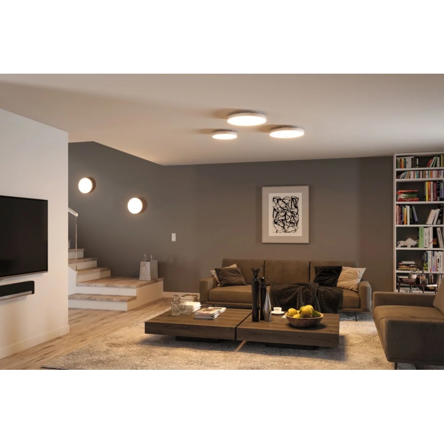 Paulmann 79897 - LED RGBW/22W Zatemnitvena stropna svetilka SMART VELORA 230V