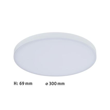 Paulmann 79899 - LED RGBW/16,5W Zatemnitvena stropna svetilka SMART VELORA 230V