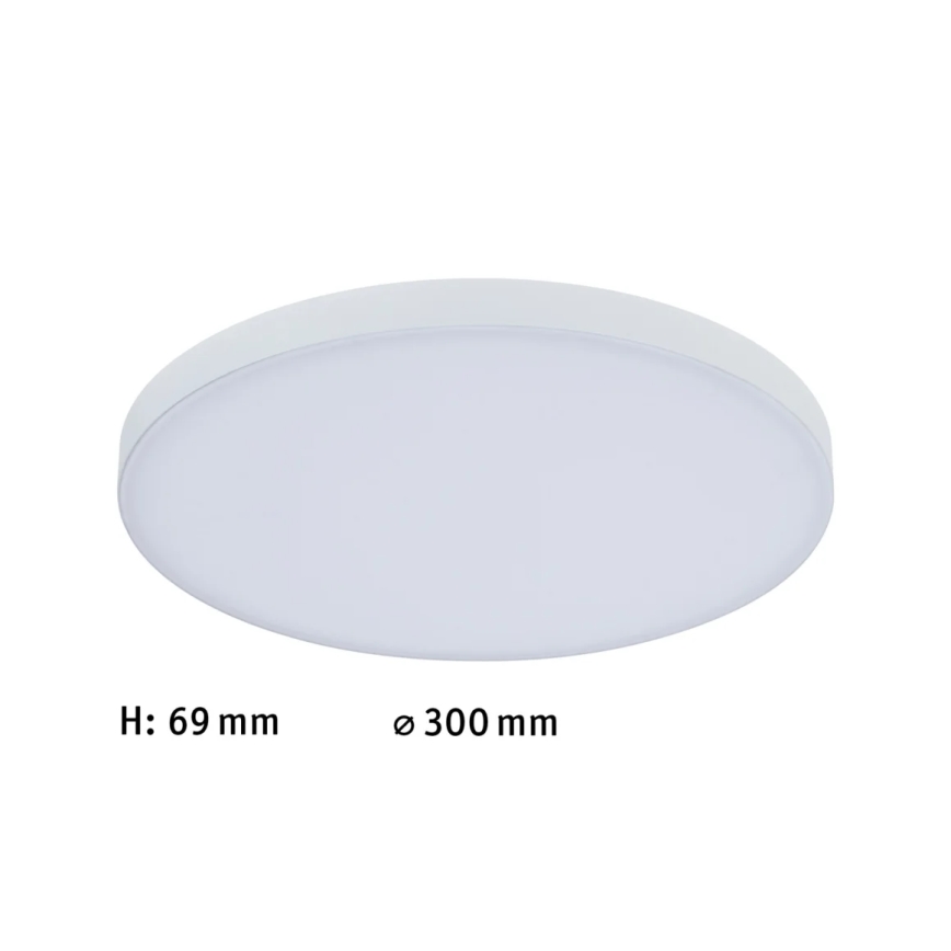 Paulmann 79899 - LED RGBW/16,5W Zatemnitvena stropna svetilka SMART VELORA 230V