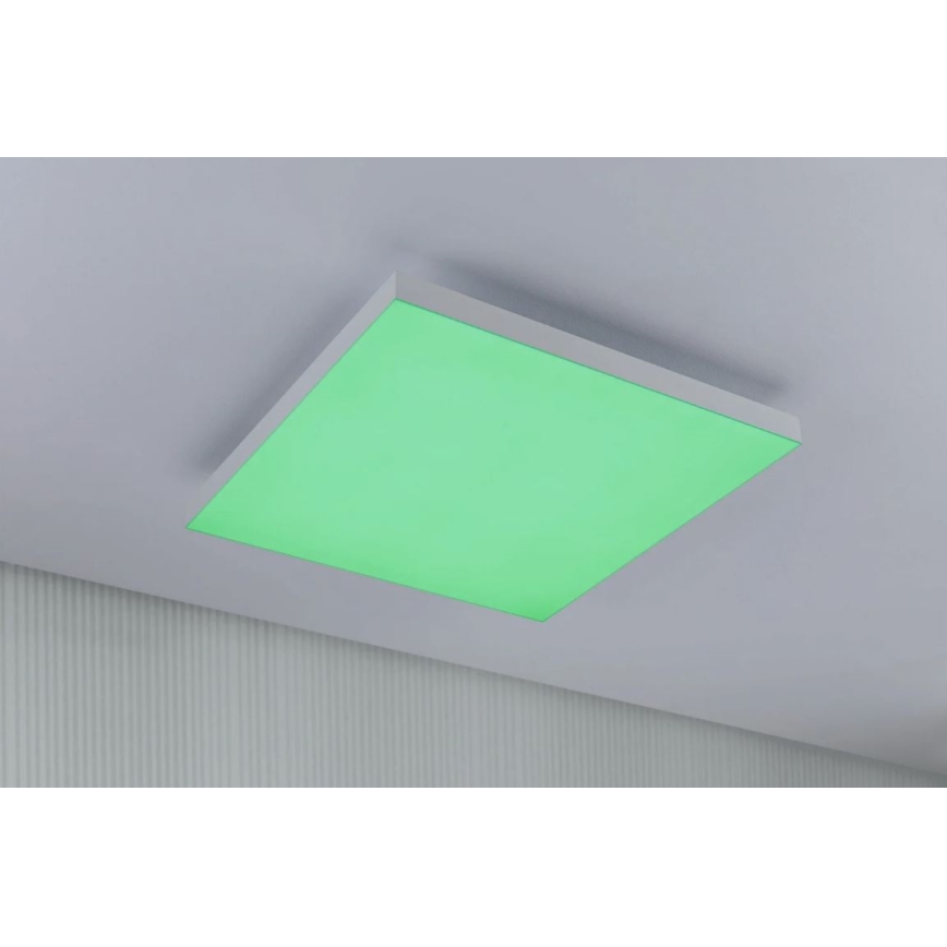 Paulmann 79905 - LED/19W RGBW Zatemnitvena stropna svetilka VELORA 230V 3000-6500K + Daljinski upravljalnik