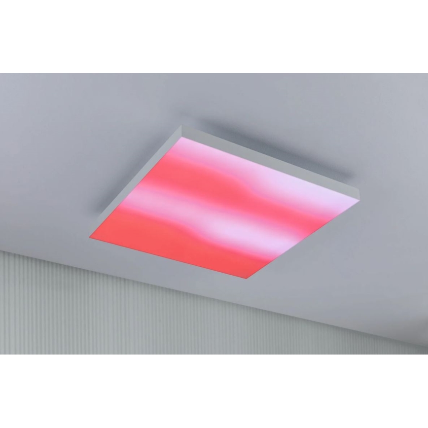 Paulmann 79905 - LED/19W RGBW Zatemnitvena stropna svetilka VELORA 230V 3000-6500K + Daljinski upravljalnik
