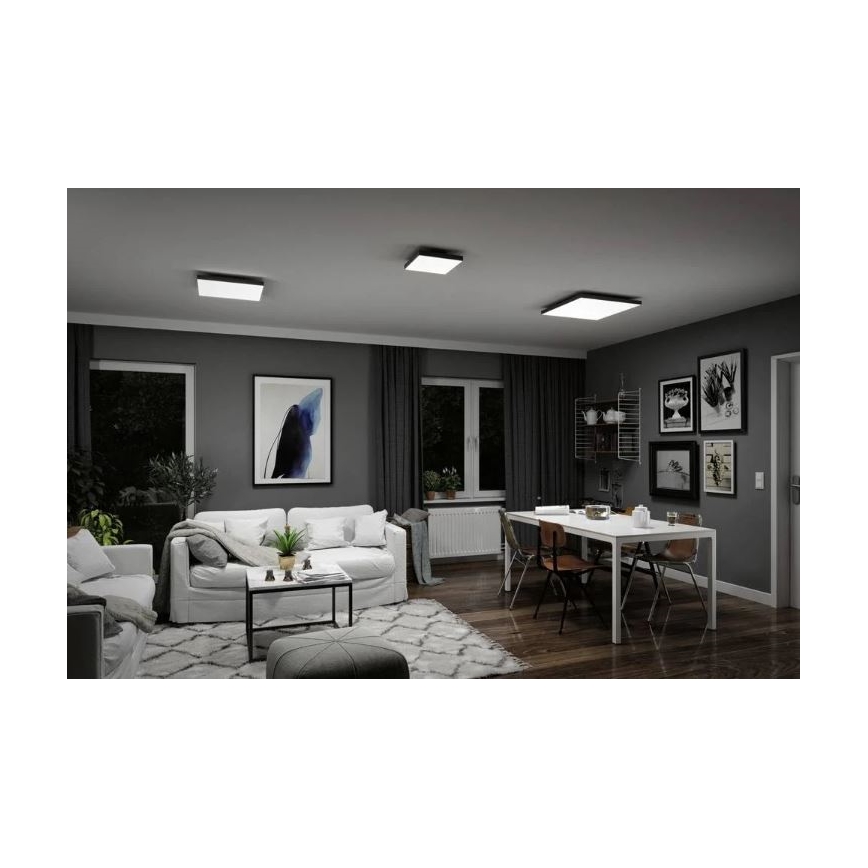Paulmann 79909 - LED/31W RGBW Zatemnitvena stropna svetilka VELORA 230V 3000-6500K + Daljinski upravljalnik