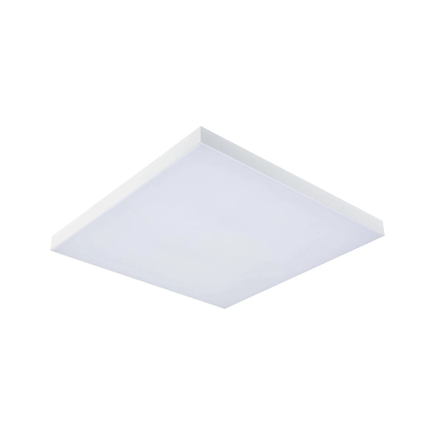 Paulmann 79910 - LED/31W RGBW zatemnjiva stropna svetilka LORIA 230V 3000-6500K 59,5x59,5 cm bela + daljinski upravljalnik