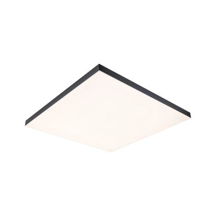 Paulmann 79913 - LED/31W RGBW Zatemnljivo stropno svetilo LORIA 230V 3000-6500K 59,5x59,5 cm črna + daljinski upravljalnik