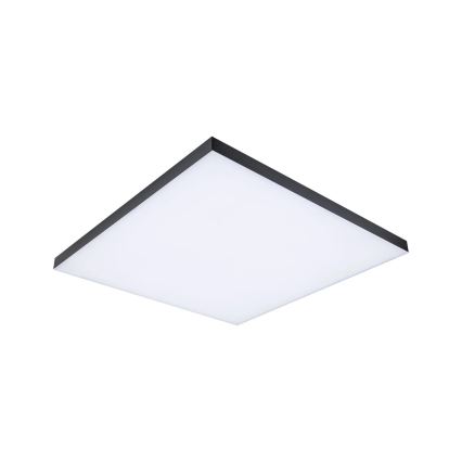 Paulmann 79913 - LED/31W RGBW Zatemnljivo stropno svetilo LORIA 230V 3000-6500K 59,5x59,5 cm črna + daljinski upravljalnik