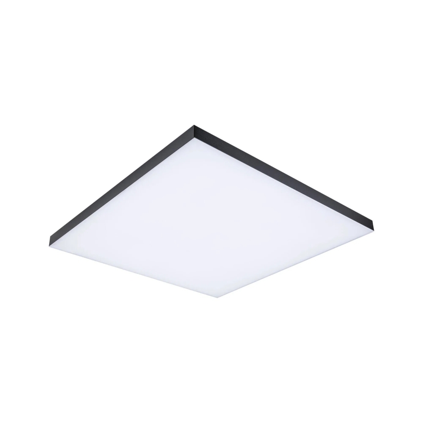 Paulmann 79913 - LED/31W RGBW Zatemnljivo stropno svetilo LORIA 230V 3000-6500K 59,5x59,5 cm črna + daljinski upravljalnik