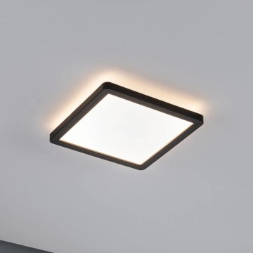 Paulmann 79920 - LED/11,2W zatemnljiv panel ATRIA 230V 3000K 19x19 cm črna
