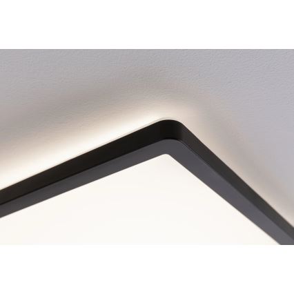 Paulmann 79921 - LED/16W zatemnljiv panel ATRIA 230V 3000K 29,3x29,3 cm črna