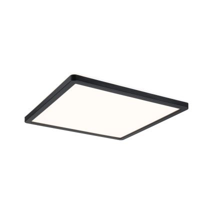Paulmann 79921 - LED/16W zatemnljiv panel ATRIA 230V 3000K 29,3x29,3 cm črna