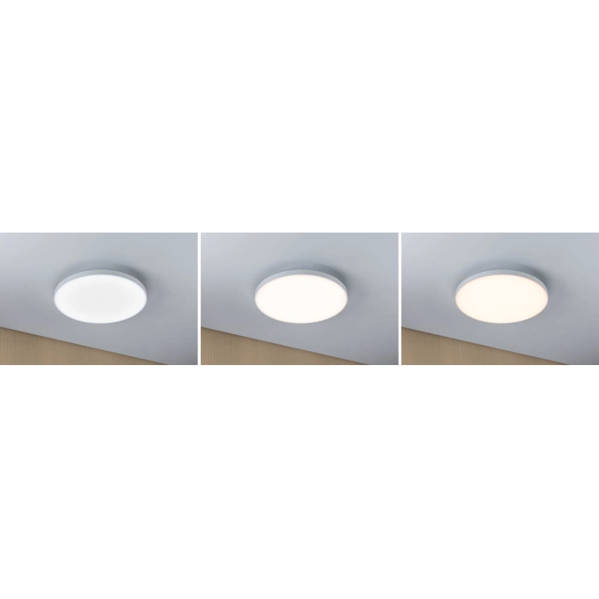 Paulmann 79928 - LED/22W stropna svetilka LORIA z možnostjo zatemnitve, 230 V, 2700–6500 K, Ø 40 cm, bela