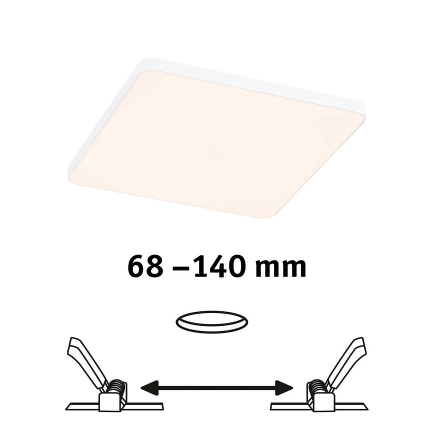 Paulmann 79948 - LED/12W IP44 Zatemnljivo vgradno kopalniško svetilo VARIFIT 230V