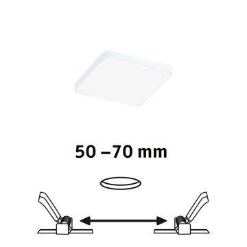 Paulmann 79953 - LED/6W IP44 zatemnljivo kopalniško vgradno stropno svetilo VARIFIT 230V