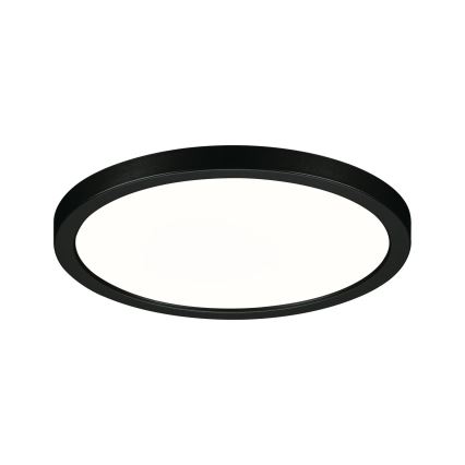 Paulmann 79965 - LED/13W IP44 Zatemnjivo kopalniško vgradno stropno svetilo AREO 230 V, premer 17,5 cm, črna