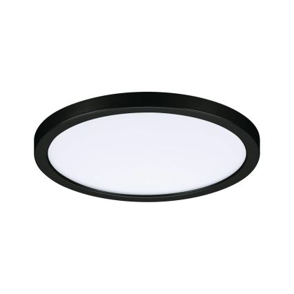Paulmann 79965 - LED/13W IP44 Zatemnjivo kopalniško vgradno stropno svetilo AREO 230 V, premer 17,5 cm, črna