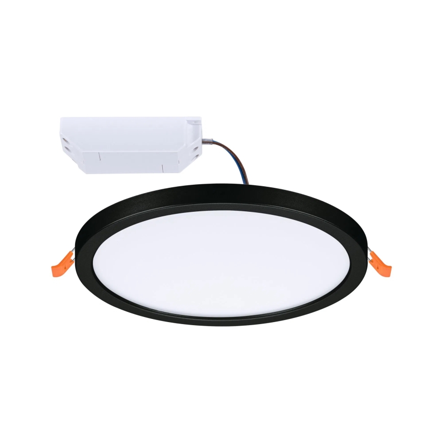 Paulmann 79965 - LED/13W IP44 Zatemnjivo kopalniško vgradno stropno svetilo AREO 230 V, premer 17,5 cm, črna