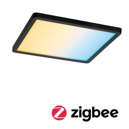 Paulmann 79967 - LED/16W IP44 zatemnljivo vgradno kopalniško stropno svetilo AREO 230V 23x23 cm črno