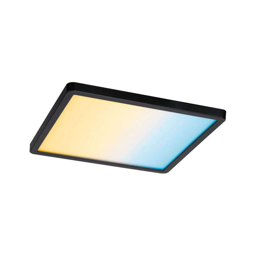 Paulmann 79967 - LED/16W IP44 zatemnljivo vgradno kopalniško stropno svetilo AREO 230V 23x23 cm črno