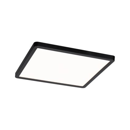 Paulmann 79967 - LED/16W IP44 zatemnljivo vgradno kopalniško stropno svetilo AREO 230V 23x23 cm črno