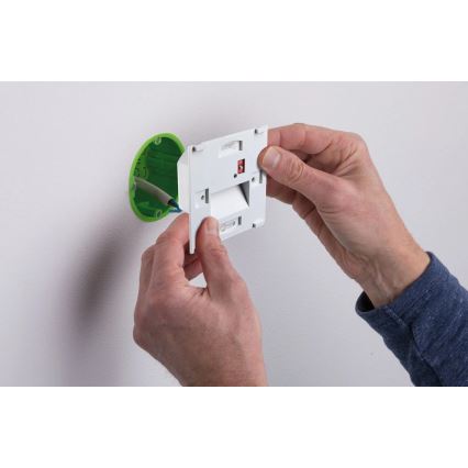 Paulmann 79999 - LED/1W Stopniščna svetilka TSARO 230V Follow/bela