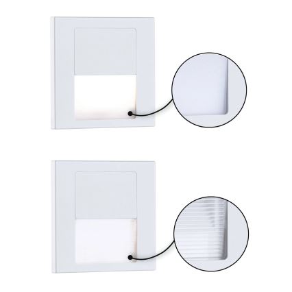 Paulmann 79999 - LED/1W Stopniščna svetilka TSARO 230V Follow/bela