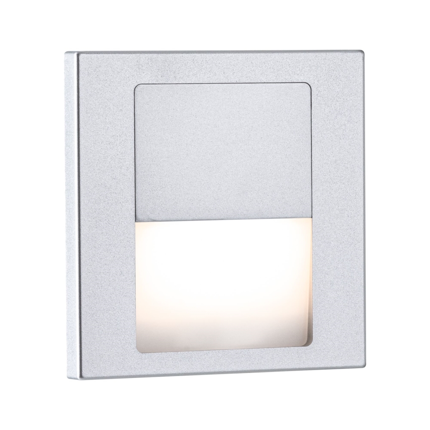 Paulmann 80000 - LED/1W Stopniščna svetilka TSARO 230V Follow/mat krom