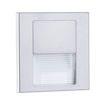 Paulmann 80000 - LED/1W Stopniščna svetilka TSARO 230V Follow/mat krom