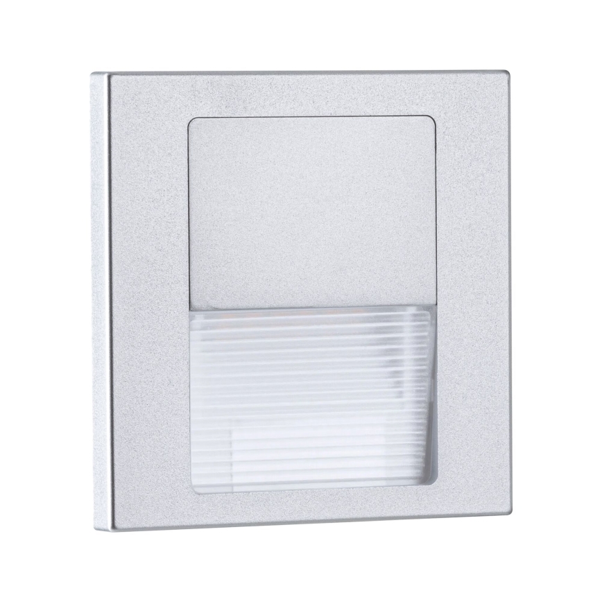 Paulmann 80000 - LED/1W Stopniščna svetilka TSARO 230V Follow/mat krom