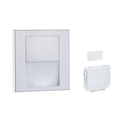 Paulmann 80000 - LED/1W Stopniščna svetilka TSARO 230V Follow/mat krom