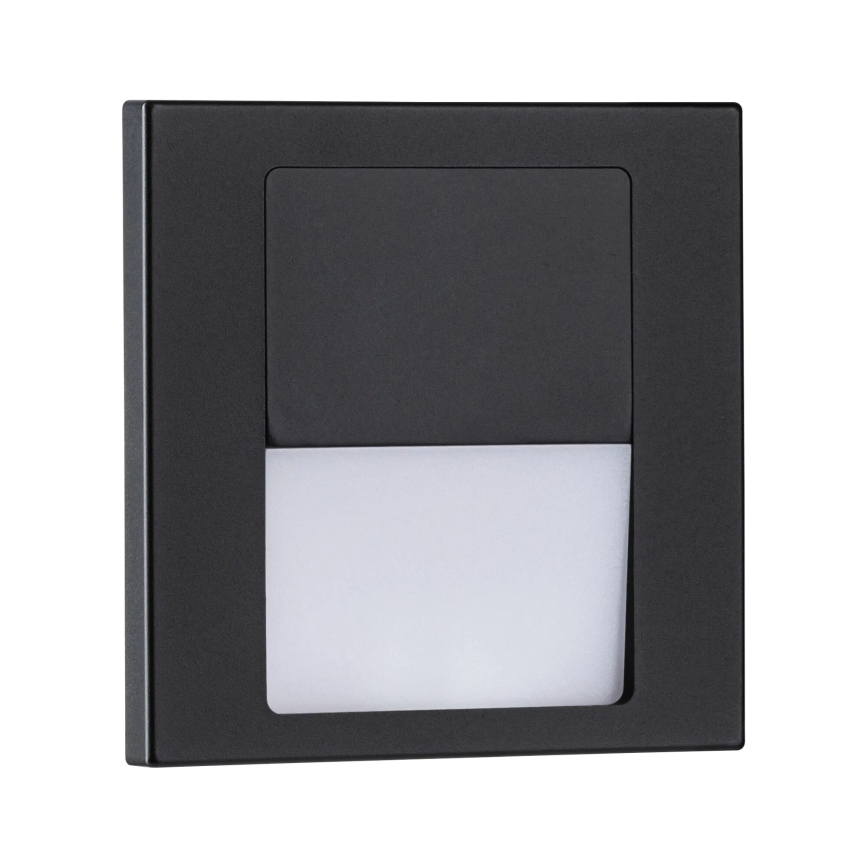 Paulmann 80001 - LED/1W Stopniščna svetilka TSARO 230V Follow/črna