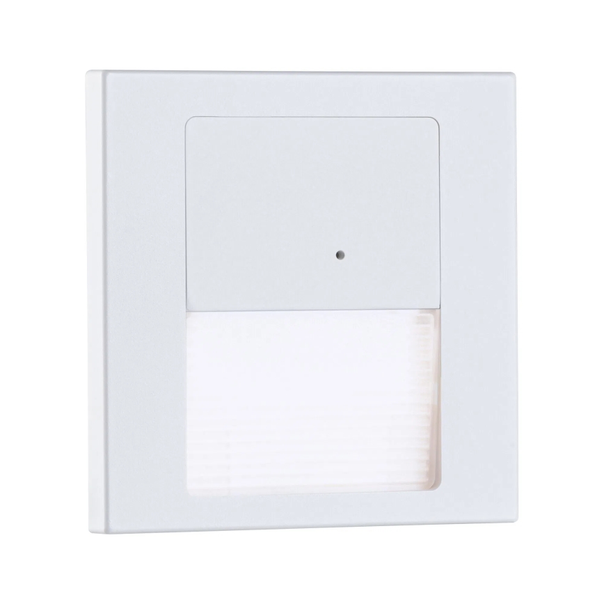 Paulmann 80002 - LED/1W Stopniščna svetilka s senzorjem TSARO 230V Lead/bela