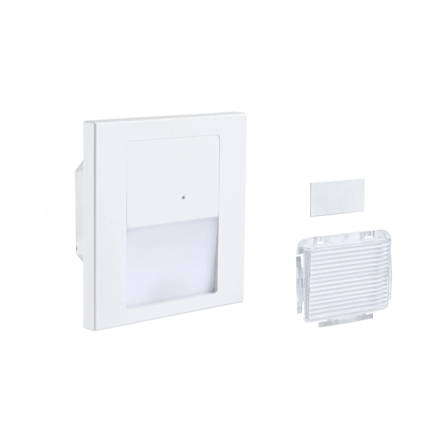 Paulmann 80002 - LED/1W Stopniščna svetilka s senzorjem TSARO 230V Lead/bela