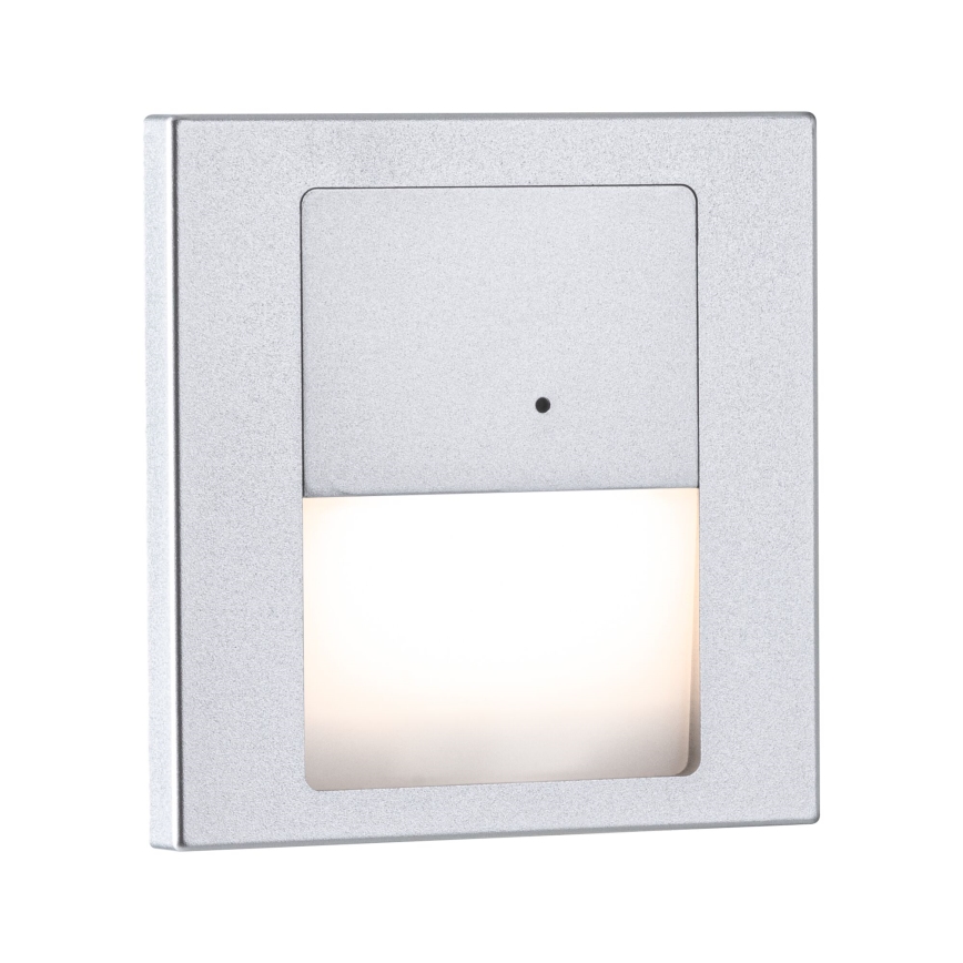 Paulmann 80003 - LED/1W Stopniščna svetilka s senzorjem TSARO 230V Lead/mat krom