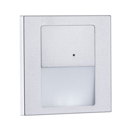Paulmann 80003 - LED/1W Stopniščna svetilka s senzorjem TSARO 230V Lead/mat krom