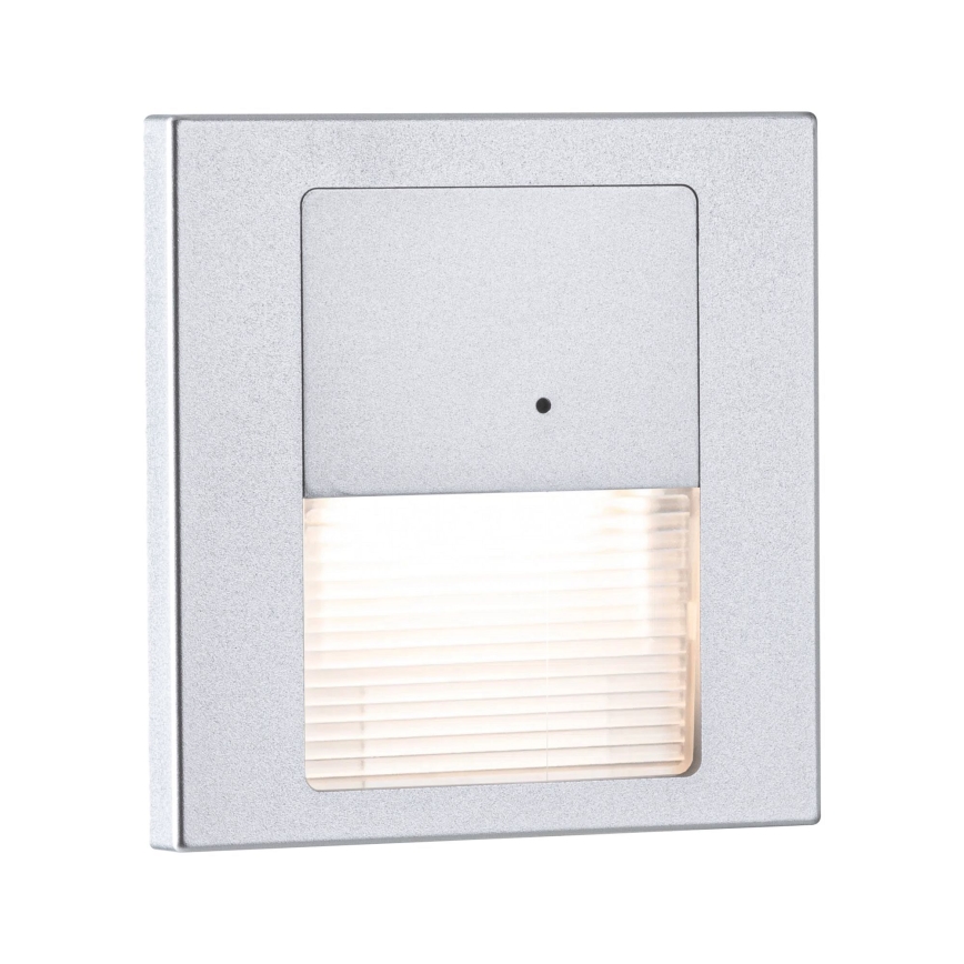 Paulmann 80003 - LED/1W Stopniščna svetilka s senzorjem TSARO 230V Lead/mat krom