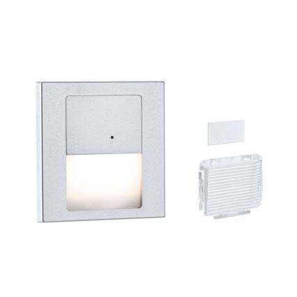 Paulmann 80003 - LED/1W Stopniščna svetilka s senzorjem TSARO 230V Lead/mat krom