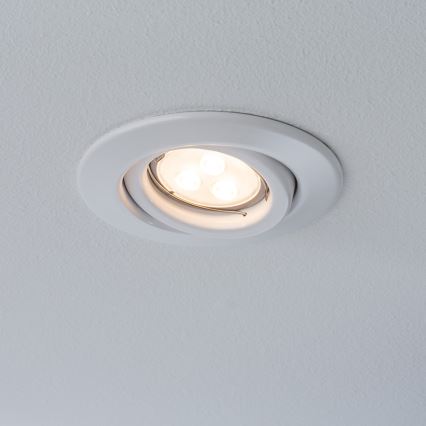 Paulmann 92027 - KOMPLET 3x LED Vgradna svetilka QUALITY LINE 3xGU10-LED/3,5W