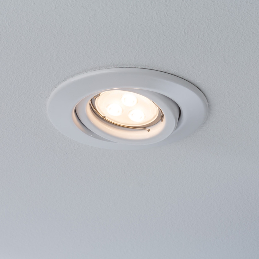 Paulmann 92027 - KOMPLET 3x LED Vgradna svetilka QUALITY LINE 3xGU10-LED/3,5W