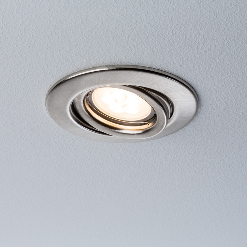Paulmann 92028 - KOMPLET 3x LED Vgradna svetilka QUALITY LINE 3xGU10-LED/6,5W