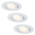 Paulmann 92685 - KOMPLET 3x LED Vgradna svetilka PREMUIM LINE 3xLED/10W/230V