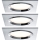 Paulmann 92696 - SET 3xLED/8W Zatemnitvena vgradna svetilka DICE 230V