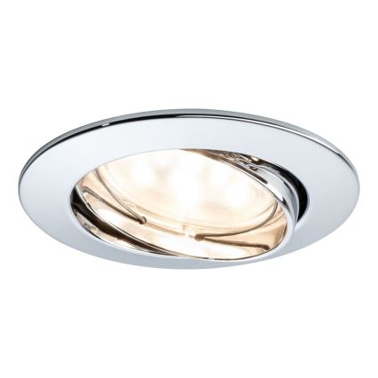 Paulmann 92770 - KOMPLET 3x LED Kopalniška vgradna svetilka COIN 3xLED/6,8W/230V
