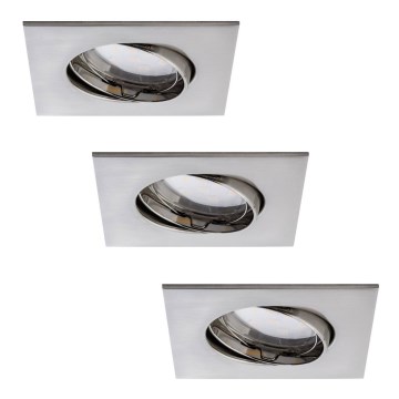 Paulmann 92773 - KOMPLET LED/6,8W Kopalniška vgradna svetilka COIN 230V