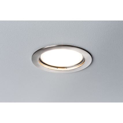 Paulmann 92782 - LED/14W IP44 Zatemnitvena kopalniška vgradna svetilka COIN 230V