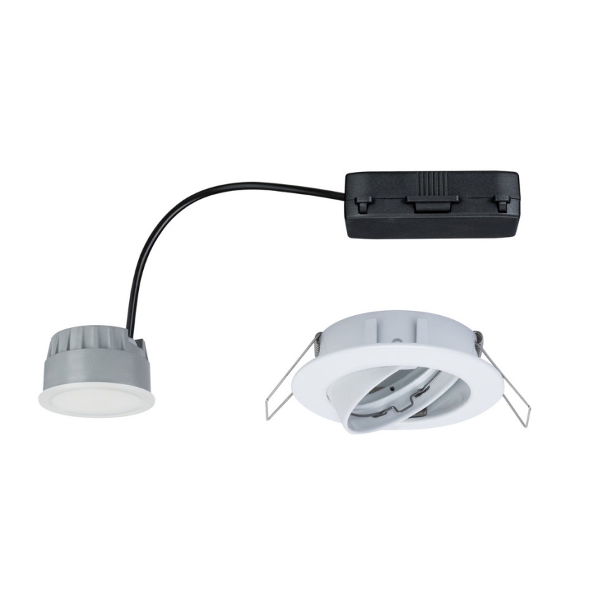 Paulmann 92830 - LED/7W Zatemnitvena kopalniška vgradna svetilka COIN 230V