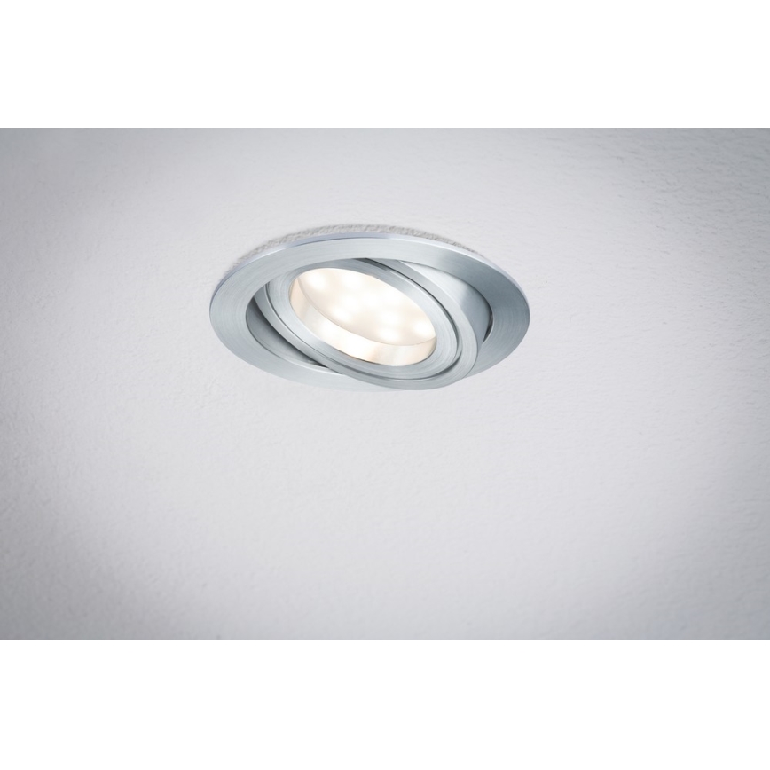 Paulmann 92832 - LED Kopalniška vgradna svetilka COIN 1xLED/7W/230V