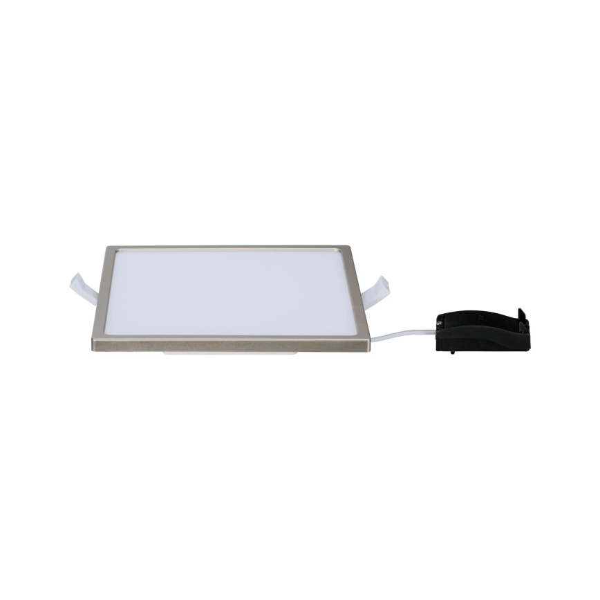 Paulmann 92939 - LED/11W IP44 Zatemnjevalna kopalniška vgradna stropna svetilka AREO 230V 18x18 cm matni krom